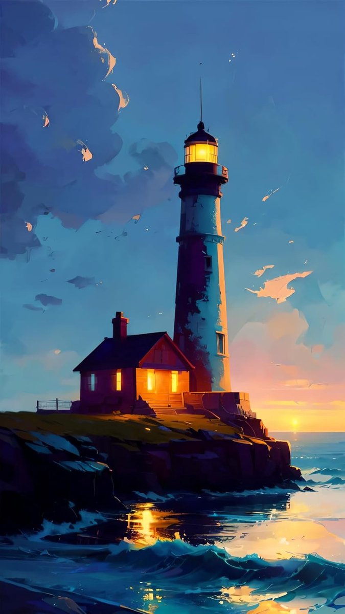 5D Diamond Painting Volwassenen Groot 40x70 cm - Zee Vuurtoren B met Accessoires voor Decoratie